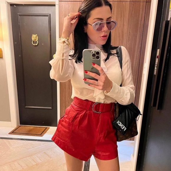 NEW FENDI FE40042U 81U VIOLET SILVER/LILAC MIRROR WITH FF PATTERN SUNGLASSES - Picture 7 of 12